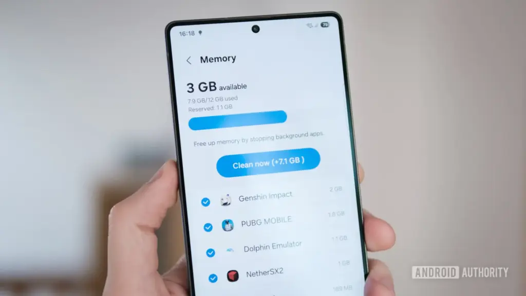 Part of the memory in an AI smartphone is effectively occupied by the model and unavailable to apps.
