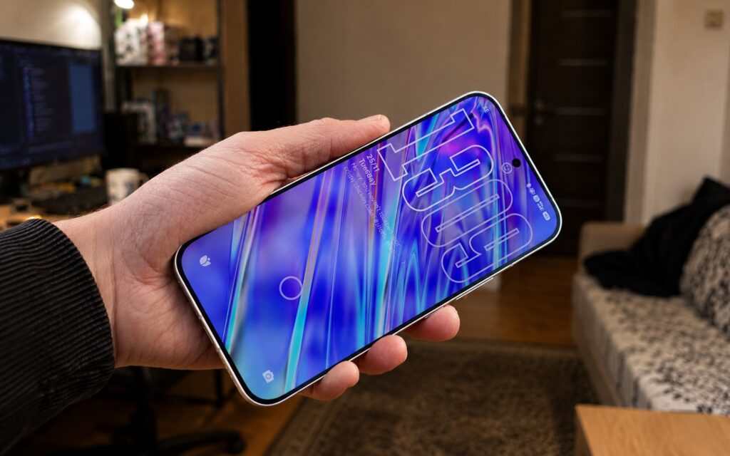 The screen is bright and excellent