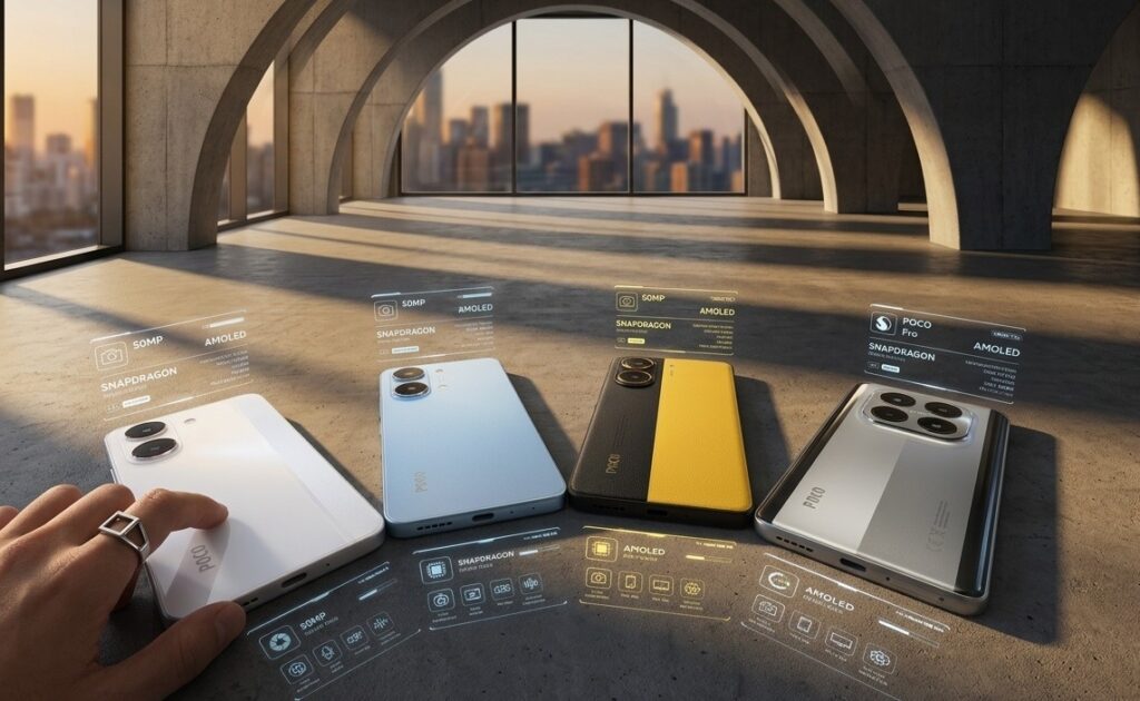 4 POCO smartphones for every taste and color