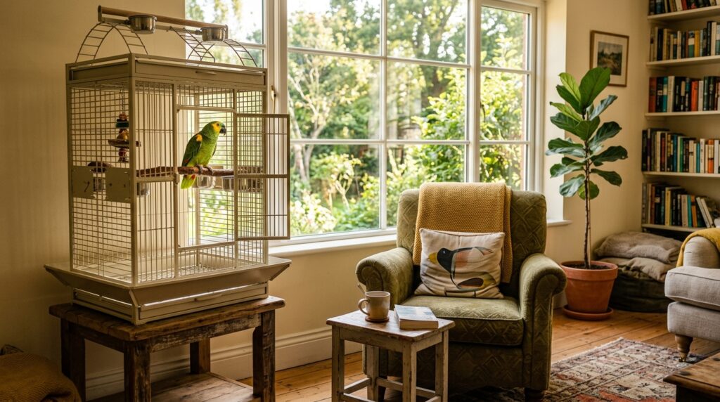 Millions of families keep pet birds, and the question of their behavior concerns many