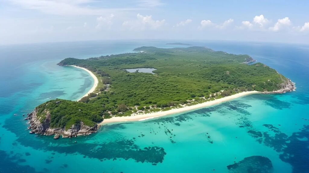 North Sentinel Island, India. Photo.