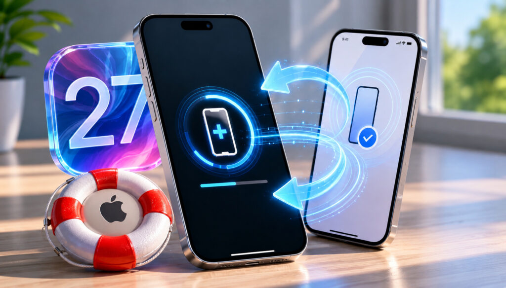 Now you can restore your iPhone without a computer. Photo.