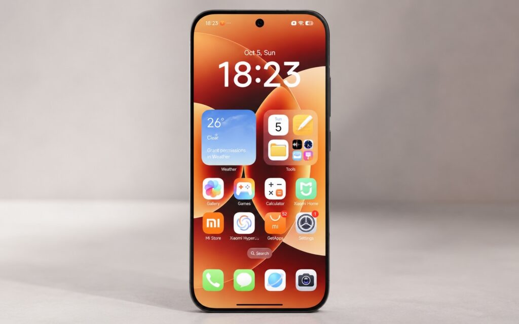 The smartphone will have a typical sub-flagship level display