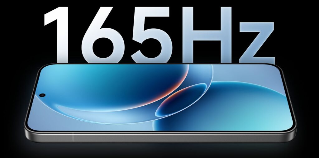 The smartphone has a high-quality 165 Hz display. Image: Xiaomi