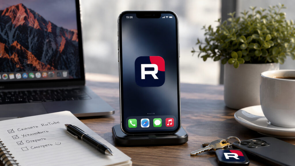 Figuring out how to install RuTube on iPhone. Photo.