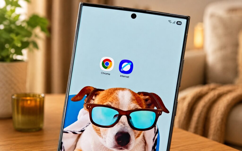 Swapped Google Chrome for Samsung Browser and here's what I got
