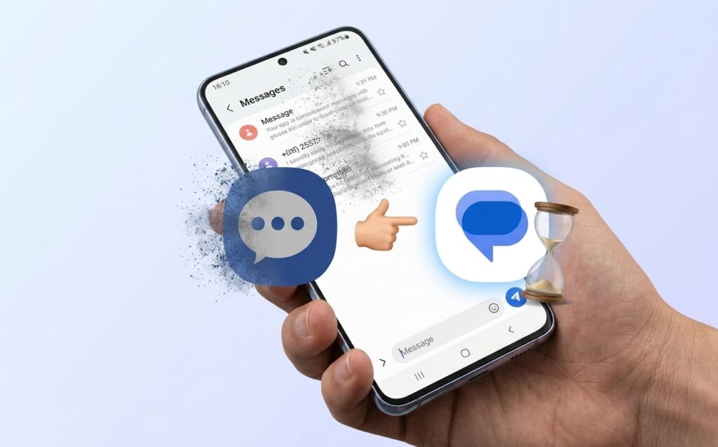 Samsung threatens to delete your messages