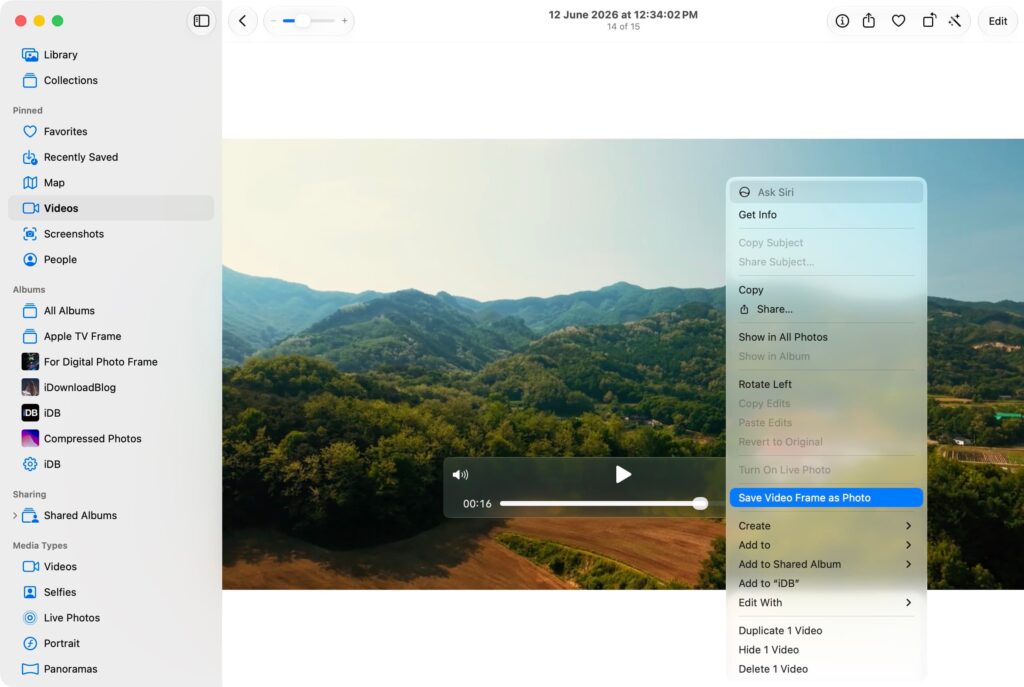 On Mac, everything also works through the Photos app