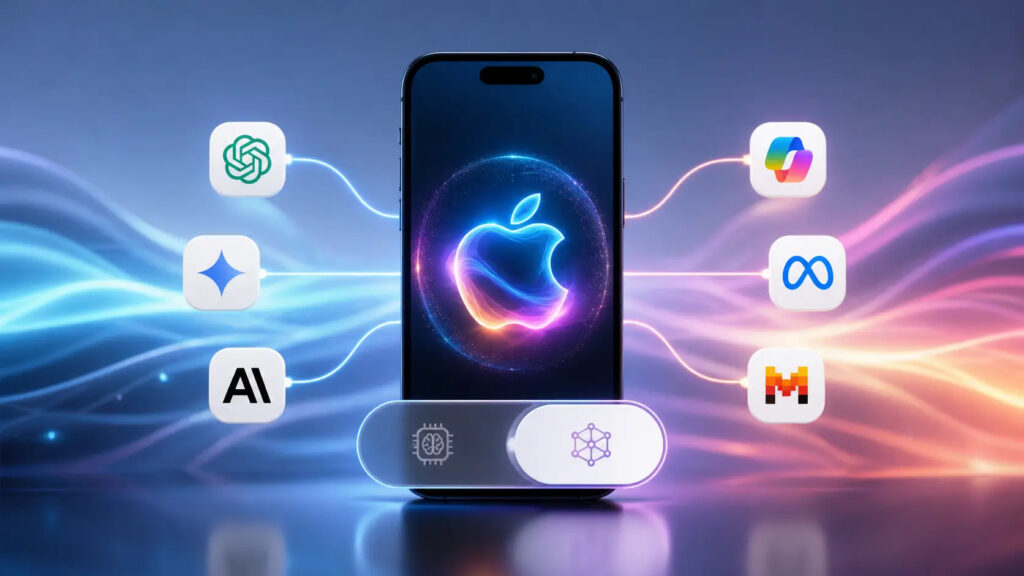 Third-party AI chatbots in Siri: how it should work. Third-party AI can be connected to Siri. Photo.