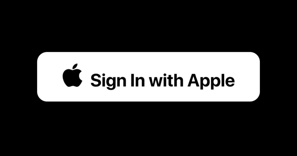 Will users be fined for logging in with Apple ID? You've surely not only seen this button many times but used it too. Photo.