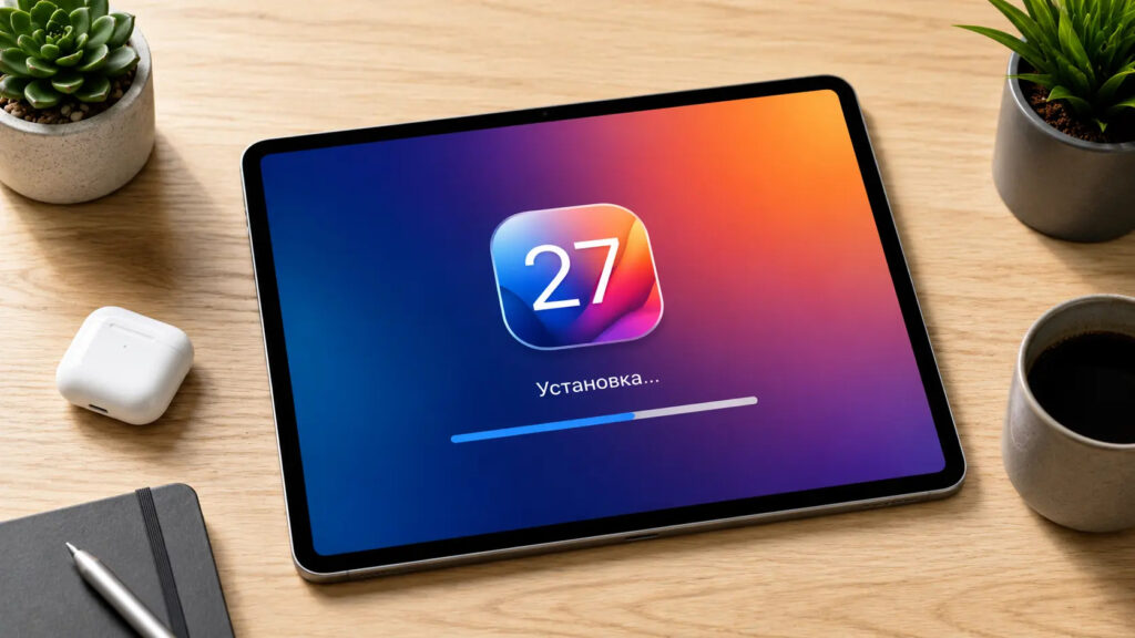 Where to download iOS 27, iPadOS 27, and macOS 27 for the new Siri. You must install version 27 of the system on your device. Photo.