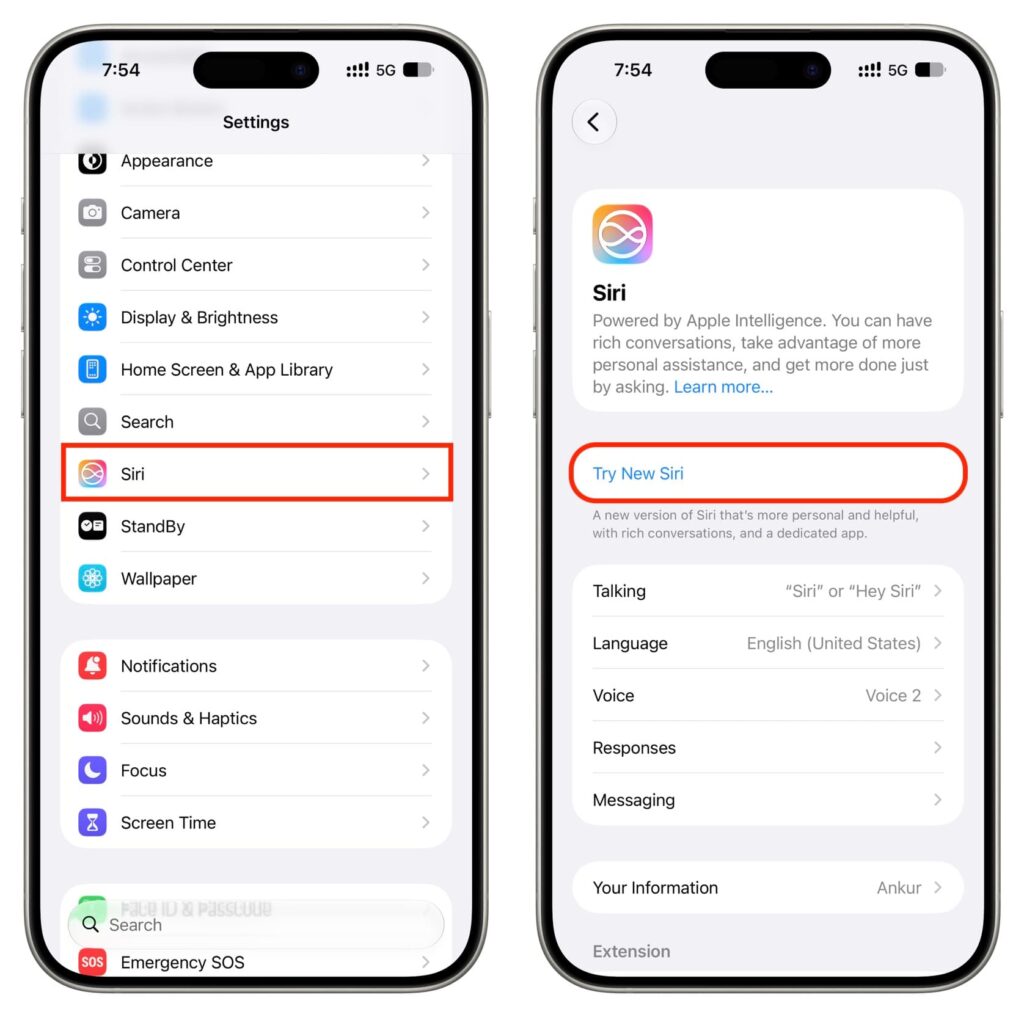 How to activate Siri AI through Apple Intelligence settings. Join the waitlist queue. Photo.