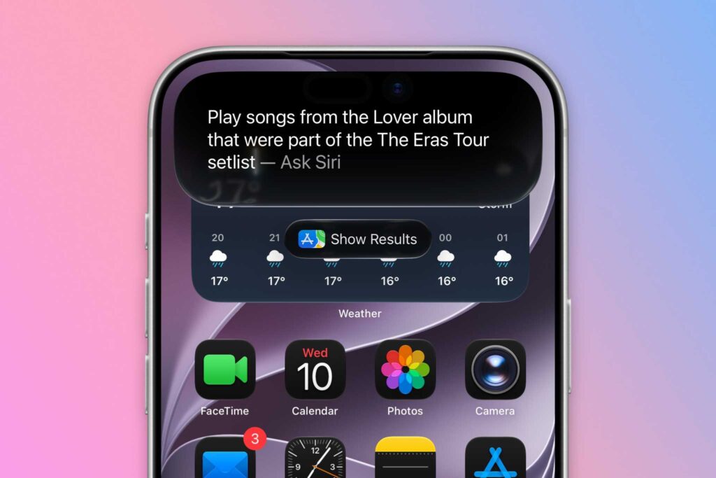 How the new Siri in iOS 27 differs from the old one. First, the new Siri AI even looks different. And second, it can actually search for data. Photo.