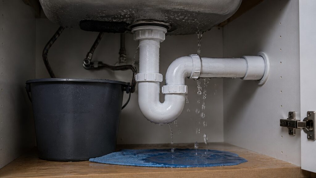 In case of plumbing problems, it's better to call a specialist. Photo.