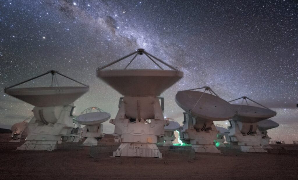 This is the ALMA telescope itself