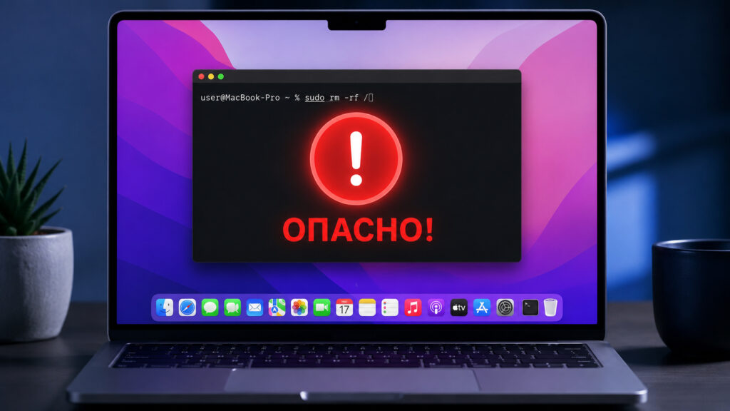 Pasting commands into Terminal without thinking has become simply dangerous. Photo.