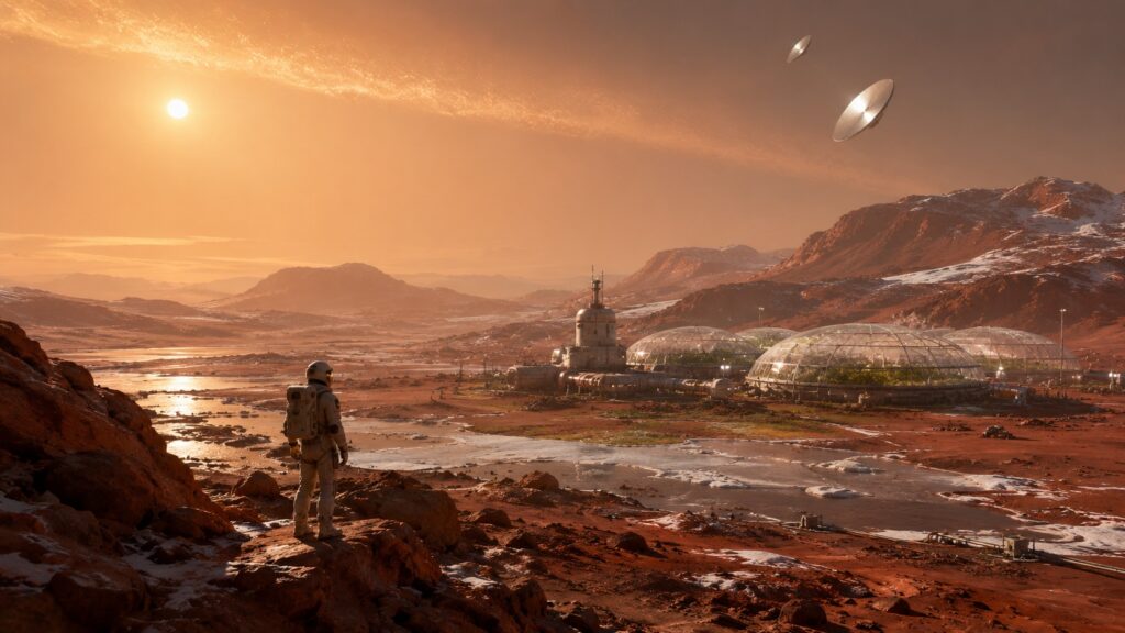 Scientists have proposed yet another plan for how to make Mars a habitable planet. Photo.