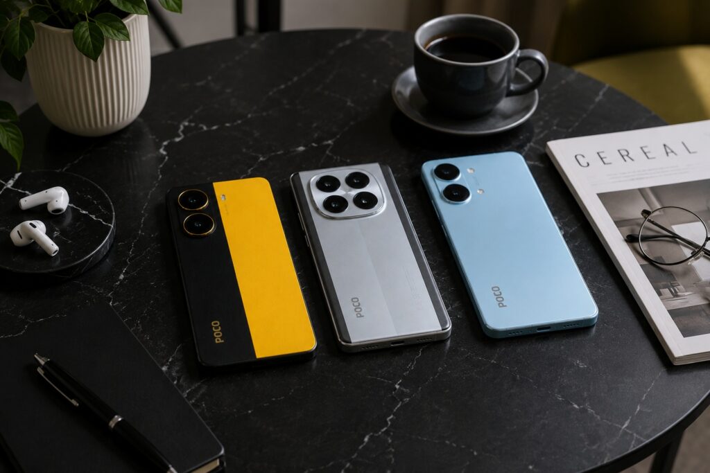 I picked the 3 most balanced POCO smartphones