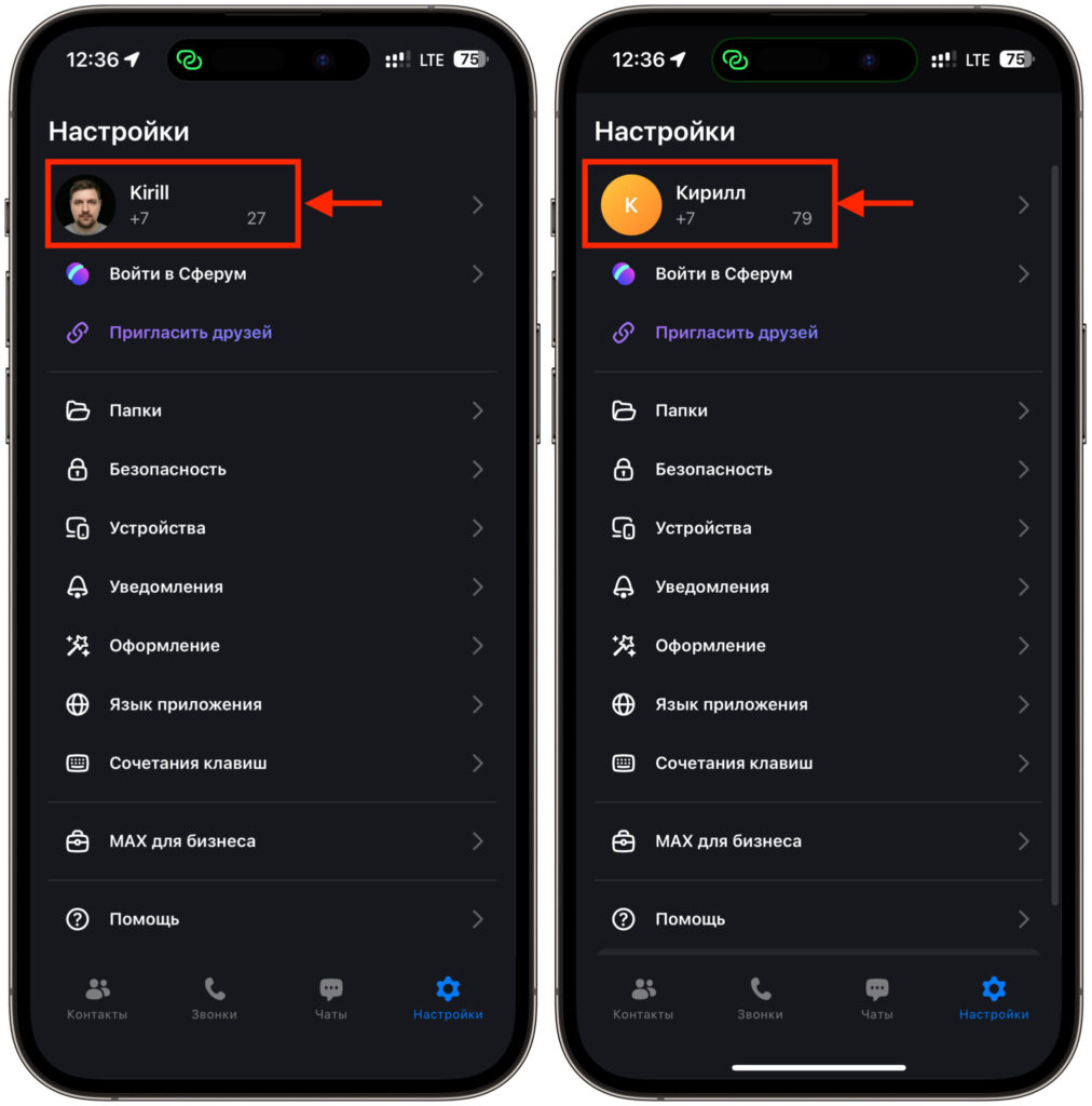 How to install a second MAX on iPhone via the web version. Two working web versions with different numbers on one smartphone. Photo.