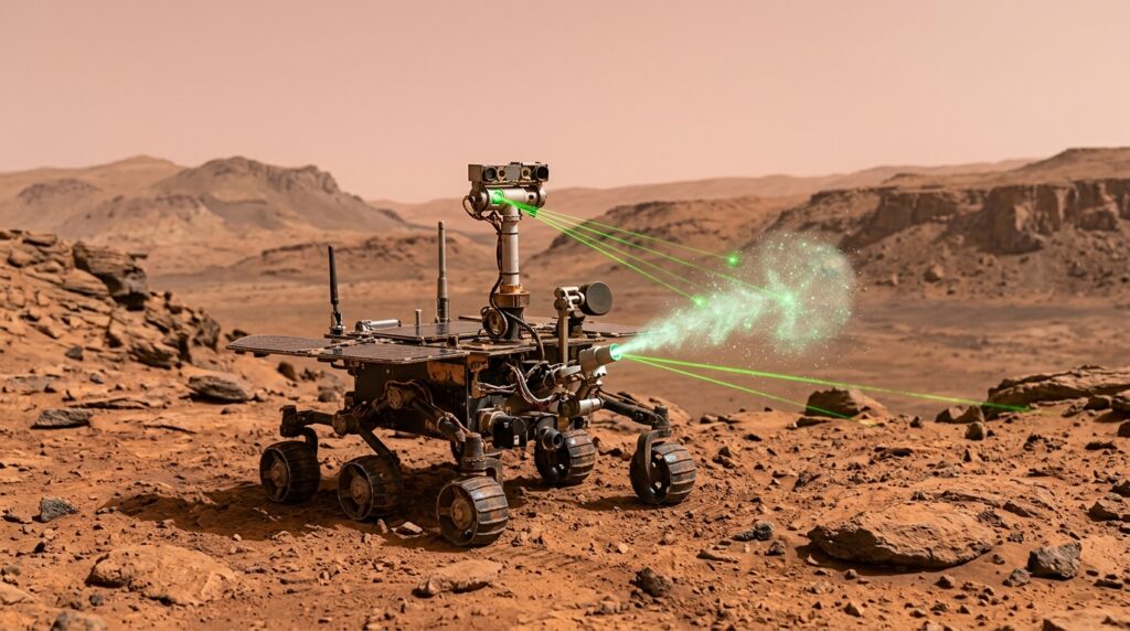 Laser systems will help track the movement of artificial particles in Mars's thin atmosphere
