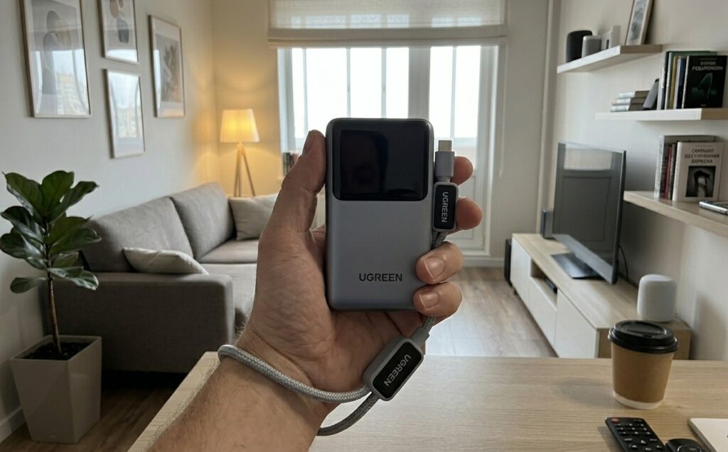The power bank really charges the smartphone fast
