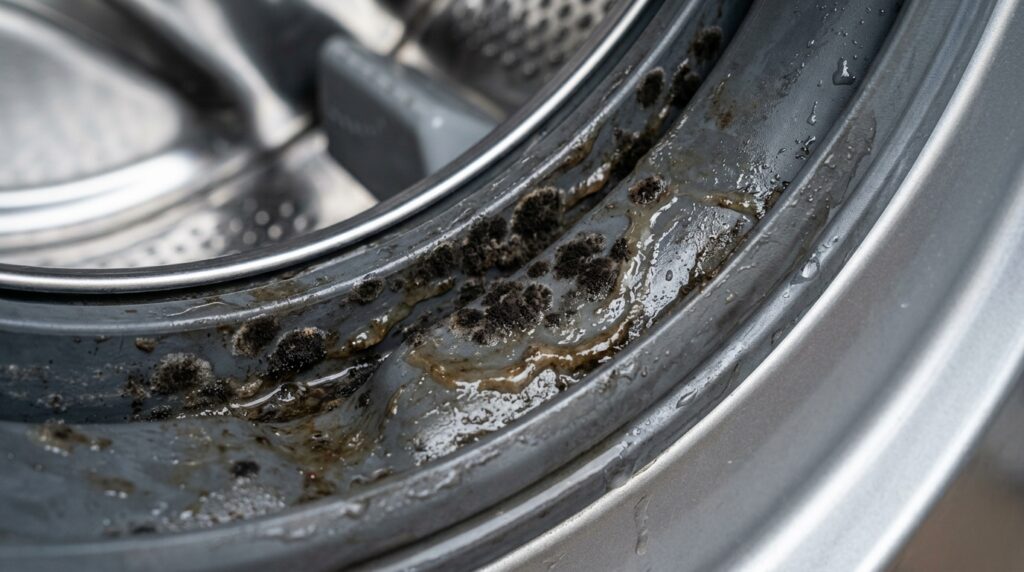 If you properly maintain your washing machine, you can forget about unpleasant odors from the drum forever. Photo.