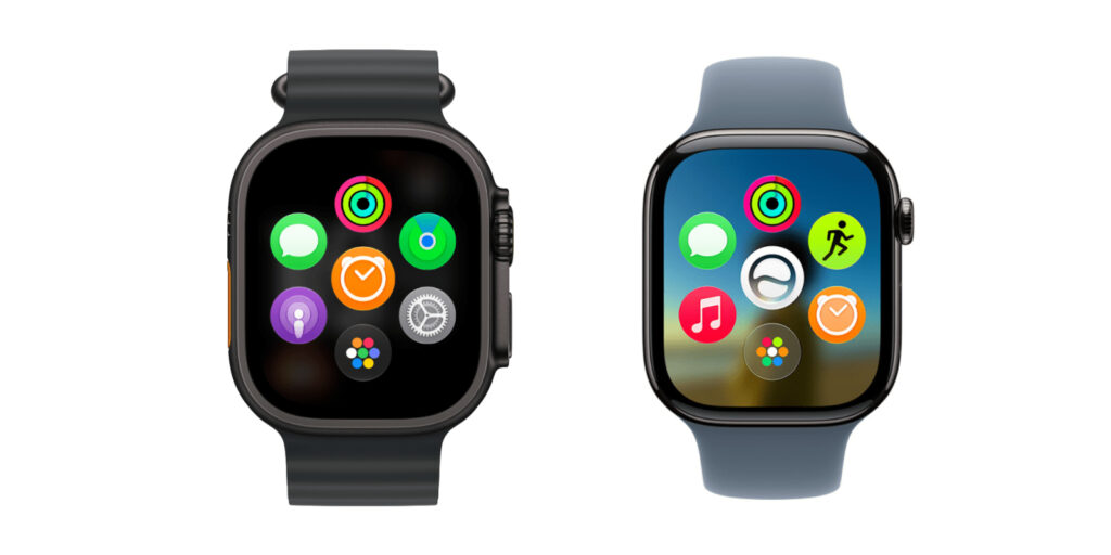 New Apple Watch app grid: how app suggestions work. The app grid will rearrange itself. Photo.