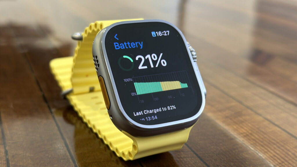 New Apple Watch battery settings in watchOS 27. The watch will suggest how to extend battery life. Photo.