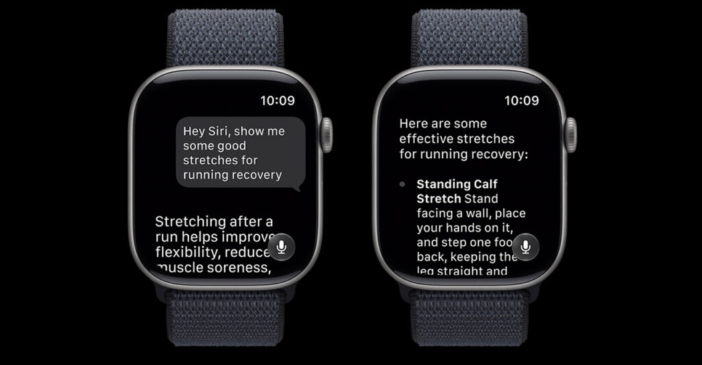 Siri AI on Apple Watch: what the new assistant can do in watchOS 27. The assistant will be able to give detailed answers to your questions. Photo.