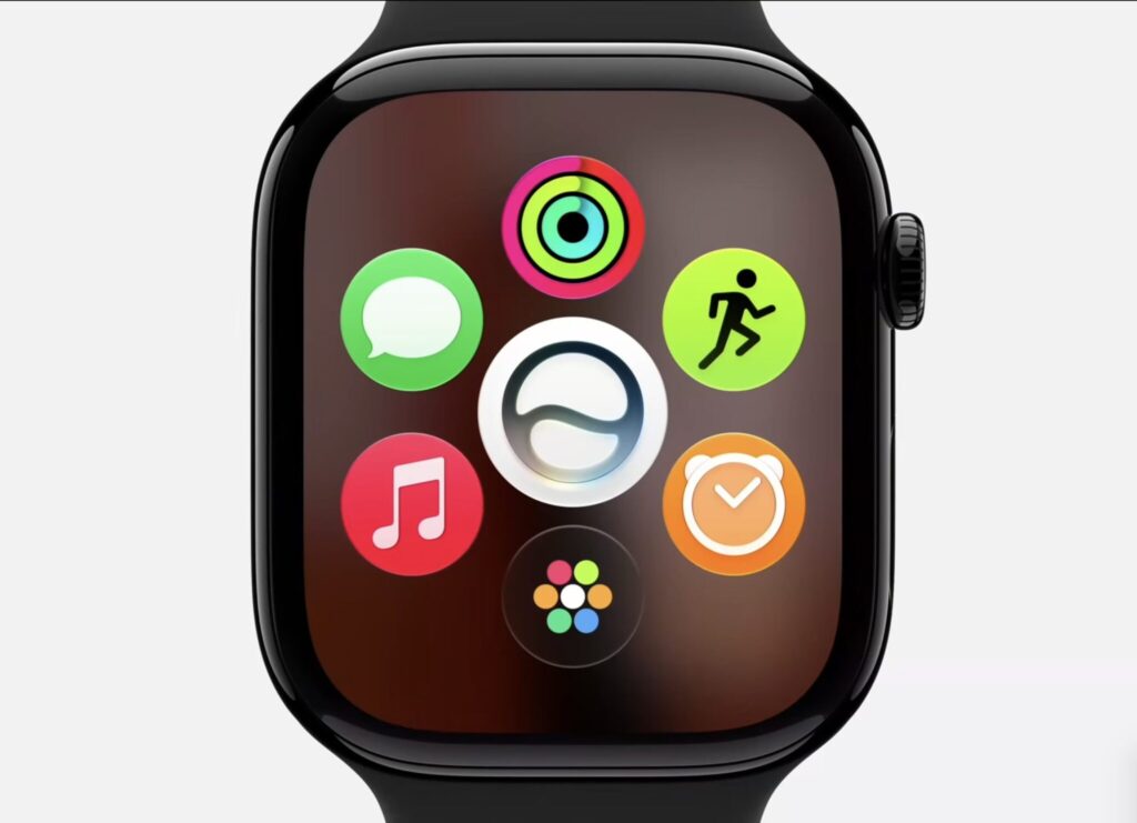 What the new Siri can do on Apple Watch. Siri now has a separate icon on the home screen. Photo.