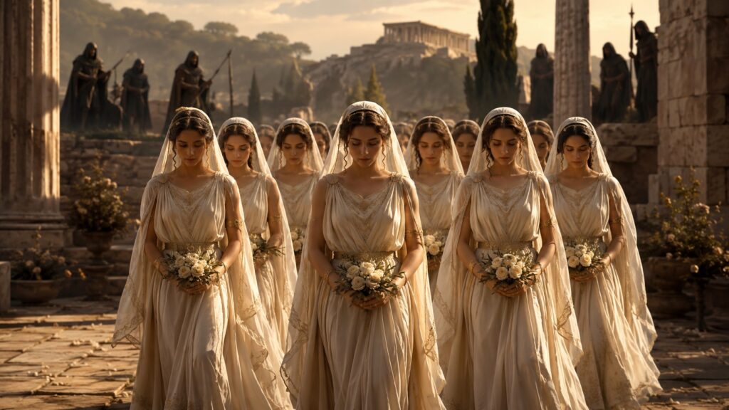 In the past, the bride's friend literally risked her life. Photo.