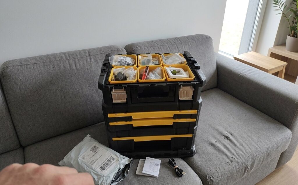 A huge toolbox for tools and all the stuff that's always getting lost