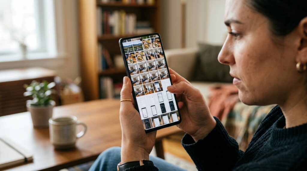 Manual cleaning is slower than automatic, but you decide the fate of each photo yourself.