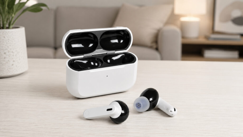 The earbuds turned out stylish. Photo.