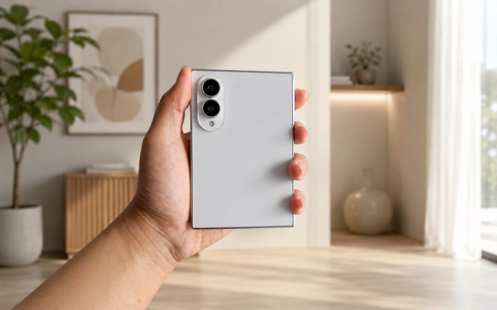 This unusual foldable smartphone will be released this summer