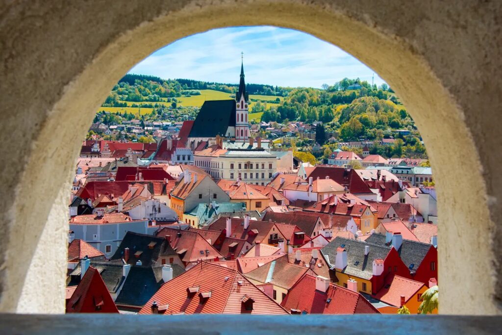 Český Krumlov, Czech Republic. Photo.