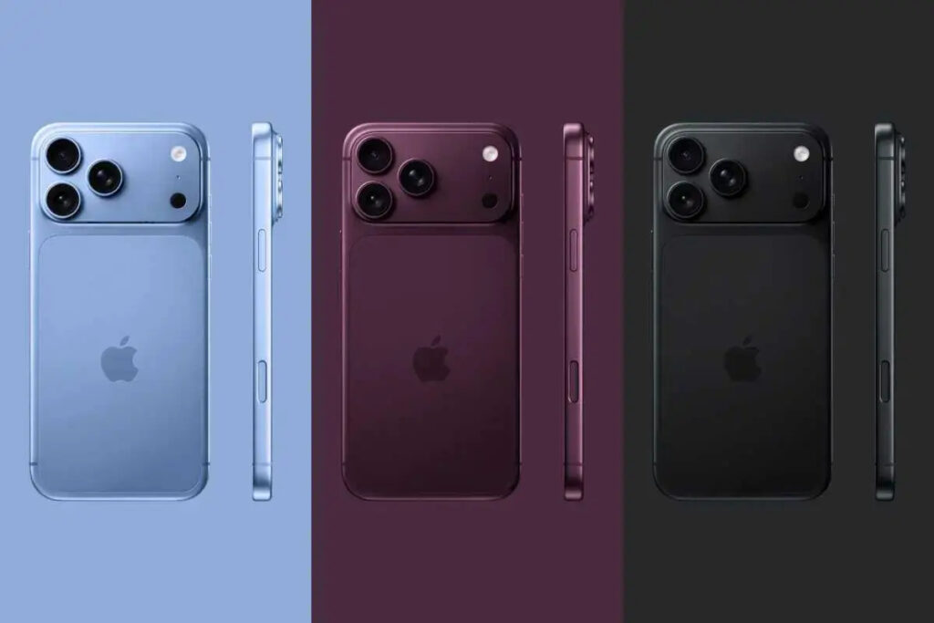 iPhone 17 Pro Max vs. iPhone 18 Pro Max comparison. The updated colors of the new lineup will be incredibly dull. Photo.