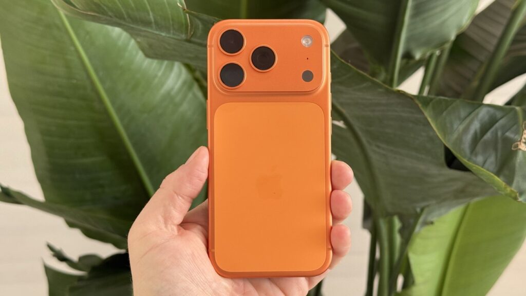 Which iPhone 17 Pro Max color to choose. It's a stunner. Photo.
