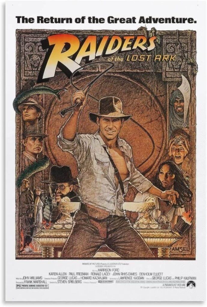 Indiana Jones: Raiders of the Lost Ark, 1981. Photo.