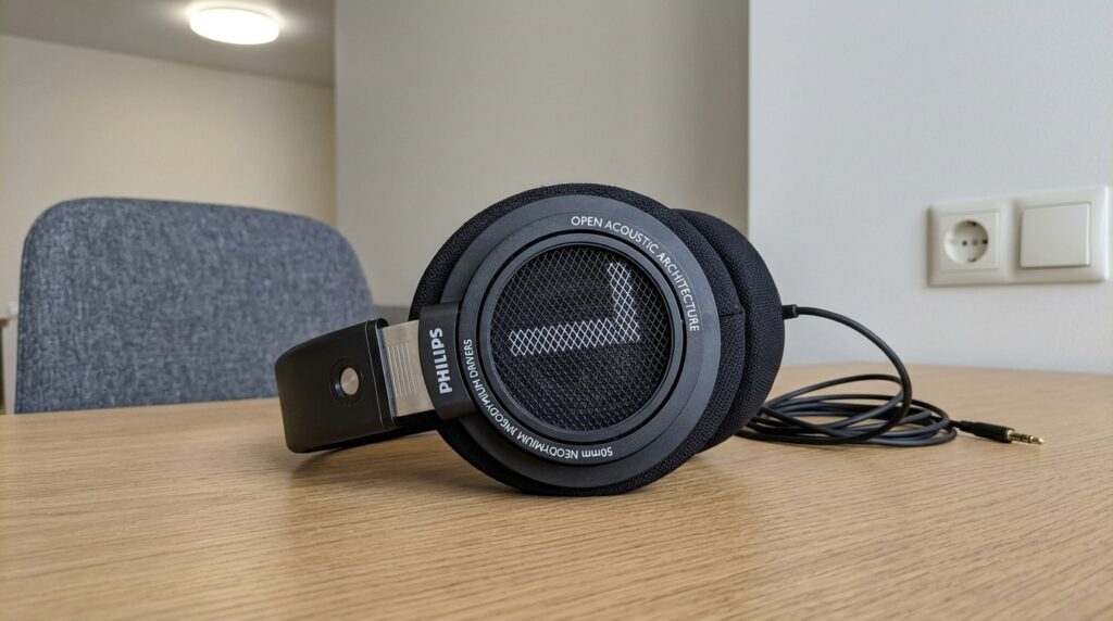 50mm drivers and open-back design — your ears don't sweat even in summer