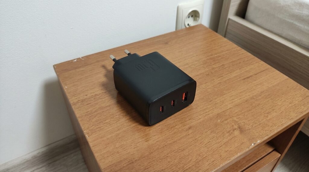 65W, GaN, and PD — essentially a replacement for three chargers in one block