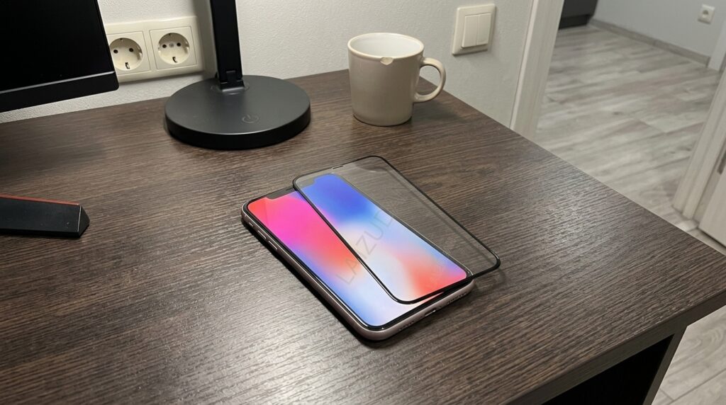 Screen Protector Glass for Any iPhone. For 127 rubles — and you drop your phone without that cold dread inside anymore. Photo.