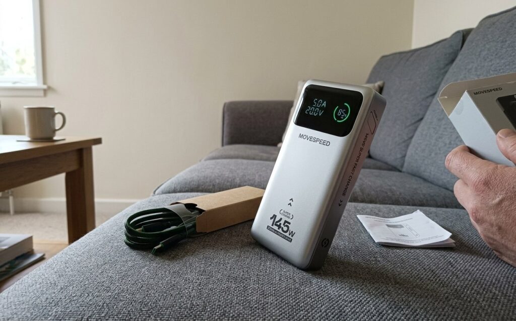 Powerful power bank with fast charging