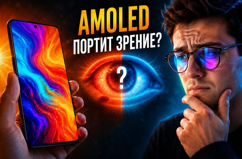 Examining the harm of AMOLED to your eyes