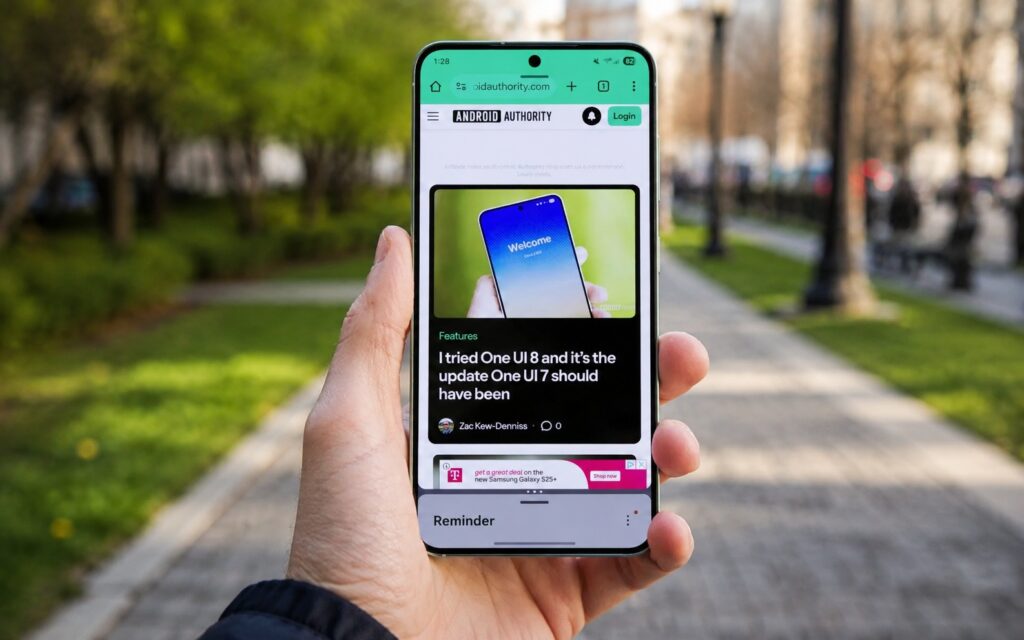 Android offers real multitasking with split screen