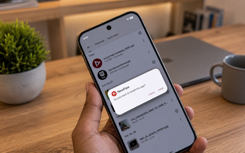 Android allows installing apps from various sources