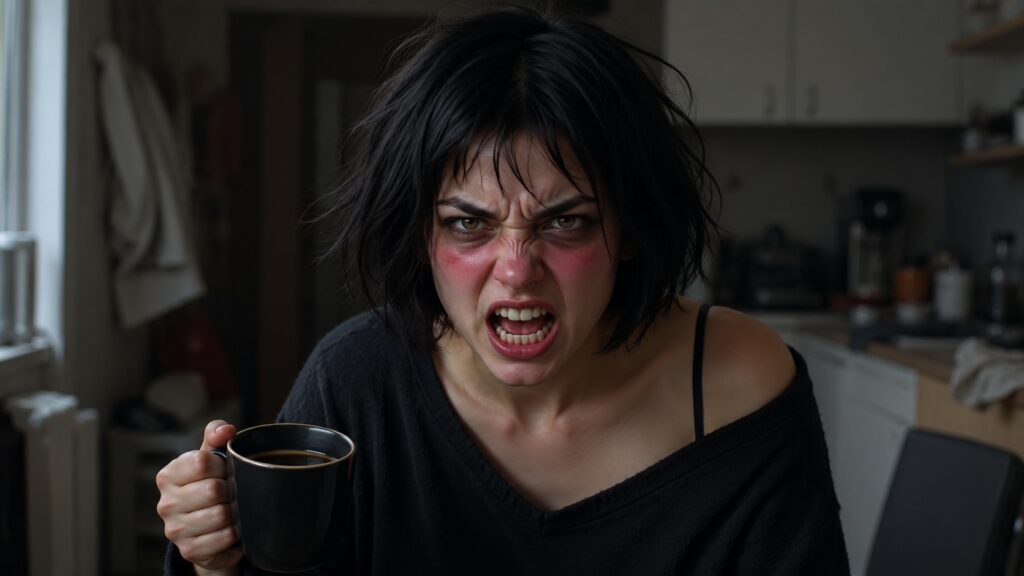 Caffeine can trigger the release of stress hormones, causing nervousness and irritability. Photo.