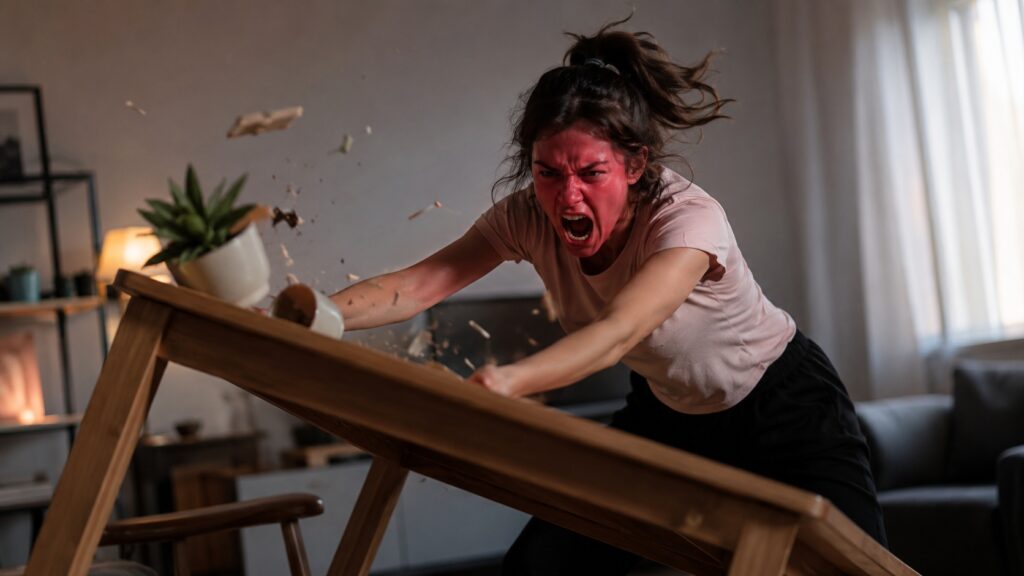 If you suppress your emotions for too long, you can end up doing a lot of foolish things. Photo.