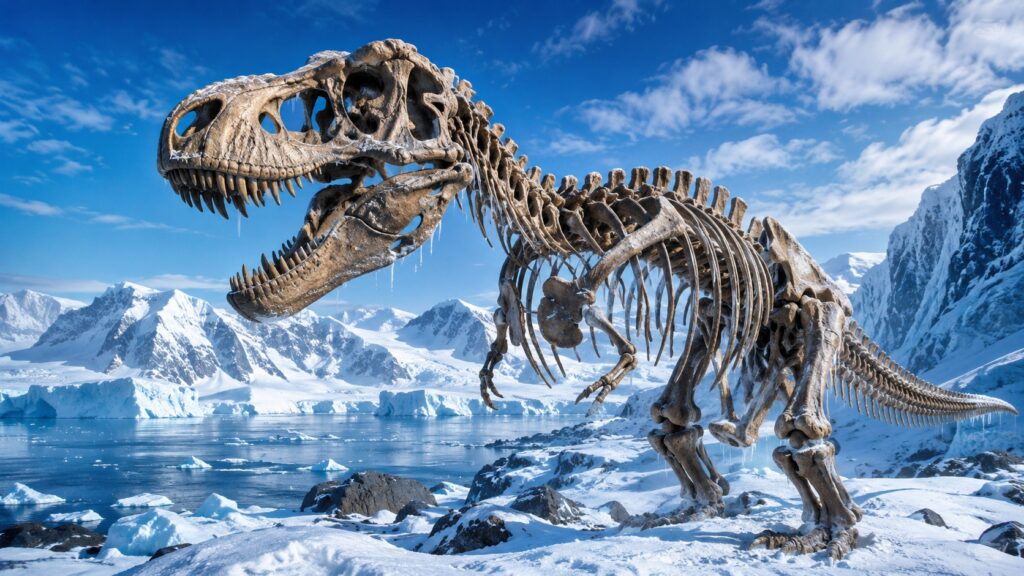 Scientists found evidence that millions of years ago dinosaurs lived in Antarctica. Photo.