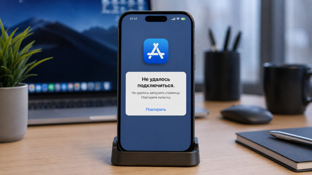 App Store in Russia is having problems, and this is not a drill. Photo.